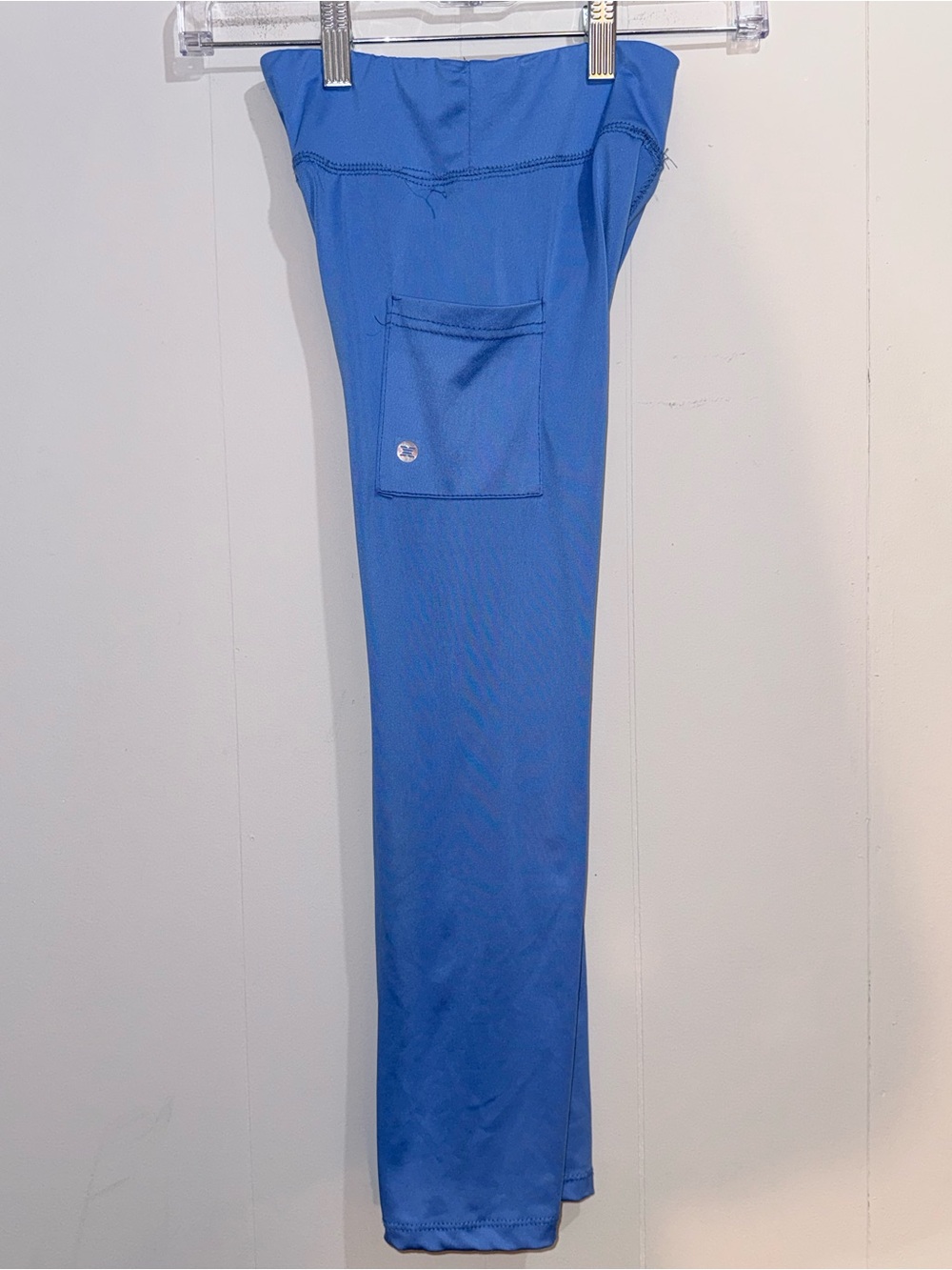 RBX Active Girls Blue Flare Yoga Pants with Side Pocket Size L 6X EUC - Picture 3 of 6